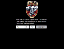 Tablet Screenshot of elephantbutts.com
